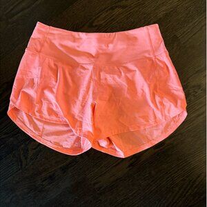 Lululemon Neon Coral Shorts | Size 4